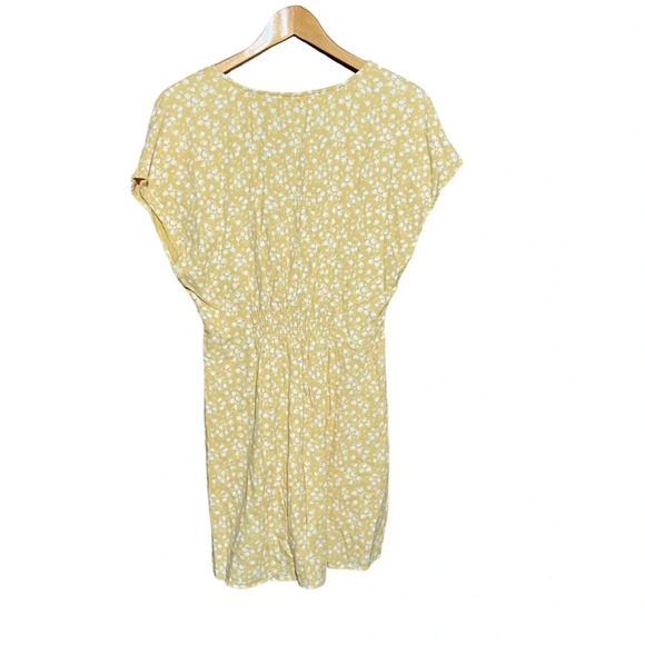 Abercrombie & Fitch Yellow and White Floral Button Up Dress Size Small - Picture 2 of 8